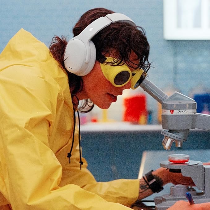 Skullcandy Crusher ANC 2 Wireless Over-Ear Bluetooth Headphones with Extra USB-C Charging Cable, Multi-Sensory Bass, Active Noise Cancelling, 60 Hours Battery, Microphone iPhone Android - Bone