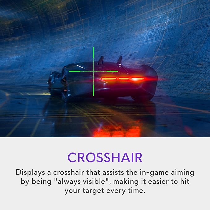 Alienware AW2723DF Gaming Monitor - 27-inch (2560 x 1440) 240Hz Display (DP 1.4), 1ms Response Time, NVIDIA G-Sync, Preset OSD Modes, Height/Tilt/Swivel/Pivot Adjustability - Lunar Light