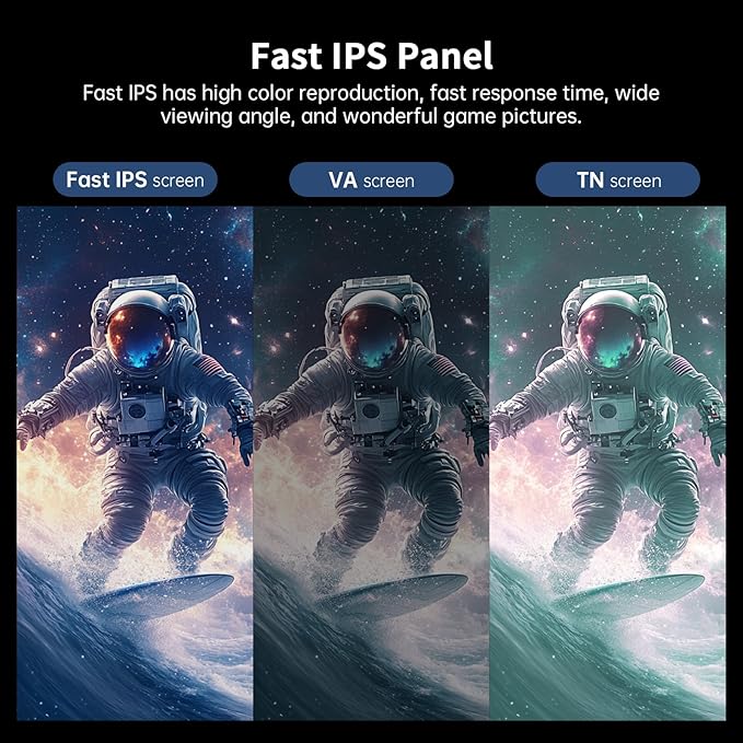 KTC 24.5 Inch 400Hz Gaming Monitor, FHD 1080P 240Hz Computer Monitor, Fast IPS, FreeSync/G-Sync Compatible, HDR400, DisplayPort x2 HDMI x2, VESA, Tilt Adjustable,H25X7