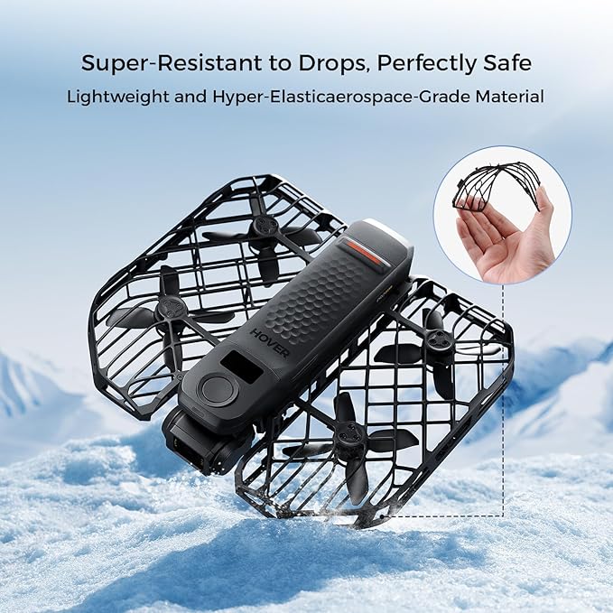 X1 PRO 4K Action Flying Camera, Foldable Drone with Camera with 42 KM/H Follow Speed, 10+ Fully Automatic Flight Modes, Fly Anywhere with OmniTerrain, SmoothCapture 2.0(Skiing Combo)