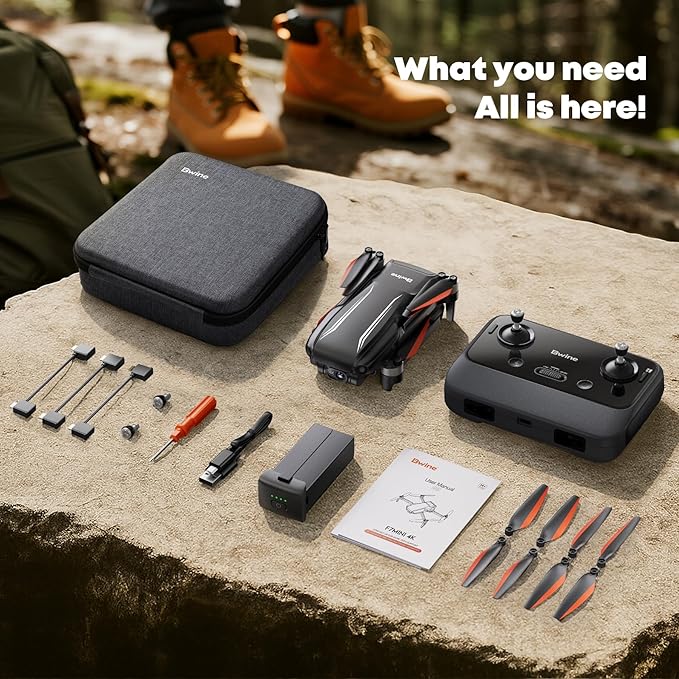 Bwine F7MINI 8K AI Drones with Camera for Adults 4K/30FPS Video, 3-Axis Brushless Gimbal 20000ft Transmission, Vertical Shooting, GPS Return Update, Follow, waypoint, Orbit Fly for Beginners 249g