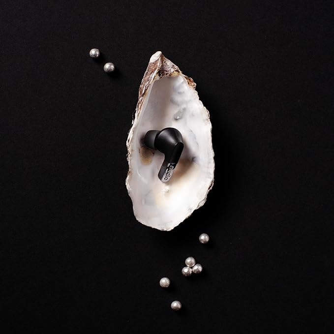 sudio N3 Pro Wireless Earbuds – Active Noise Cancelling (ANC), 30-Hour Playtime, Sweat & Splashproof, Eco-Friendly Design with Recycled Materials, Comfortable Fit, Premium Metallic Finish (Black)