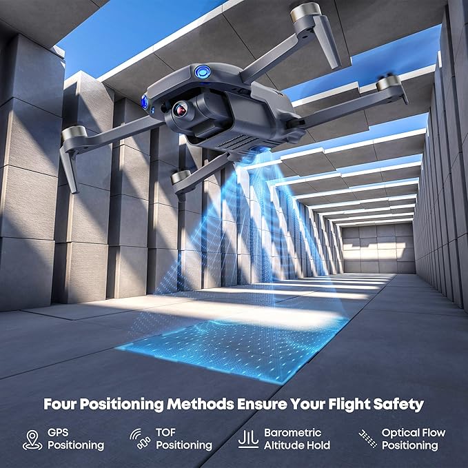 V11MINI SE Drones with Camera for Adults 4K UHD,Under 249g,70 Mins Flight Time,9842FT Long Range,Auto Return,Lightweight and Foldable Drone for Adults,Beginner,Upgraded Mini Drone with TOF GPS