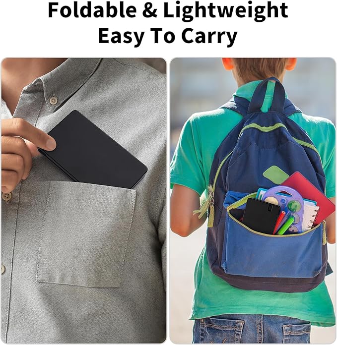 Desk Portable Basic Calculator with Notepad and Stylus, 12 Digit Large Display Multi-Function for Office, School, Home & Basic Financial (Black)