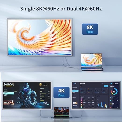 240W for Thunderbolt 5 Cable Right Angle 10ft, Support 8K@60Hz, 4K@144Hz, 40Gbps for iPhone 17, Thunderbolt 4, USB4, SSD, MacBook M4 Pro, Dock, eGPU, Mac mini M4 / M4 Pro