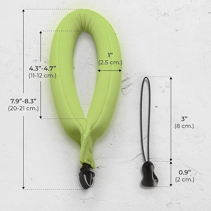 Waterproof Camera Floaty (2-Pack) – Floating Strap for Action Cameras, GoPro Accessories, DJI Floating Handle, Phone Floating Strap, and Pool Floats