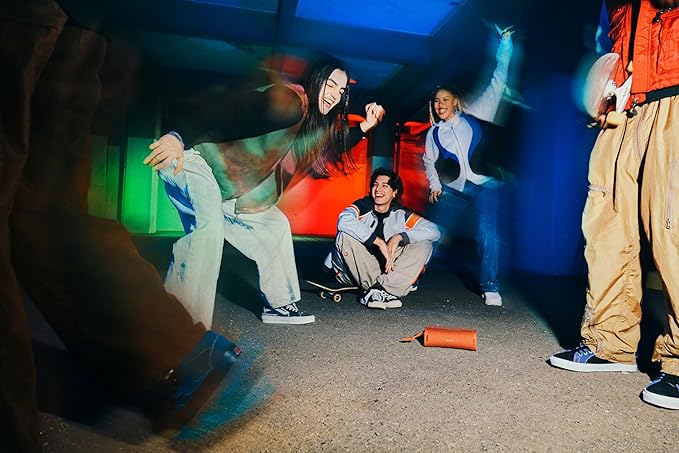 Sony ULT Field 1 Waterproof Portable Bluetooth Speaker, Enhanced Bass, 12h Battery, IP67 Rated Dustproof Shockproof Rustproof, Detachable Strap, SRSULT10D, Orange