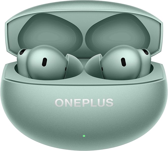 OnePlus Buds 4 Bluetooth Wireless Earbuds, Zen Green, E513A, in-Ear, True Wireless with Active Noise Cancellation