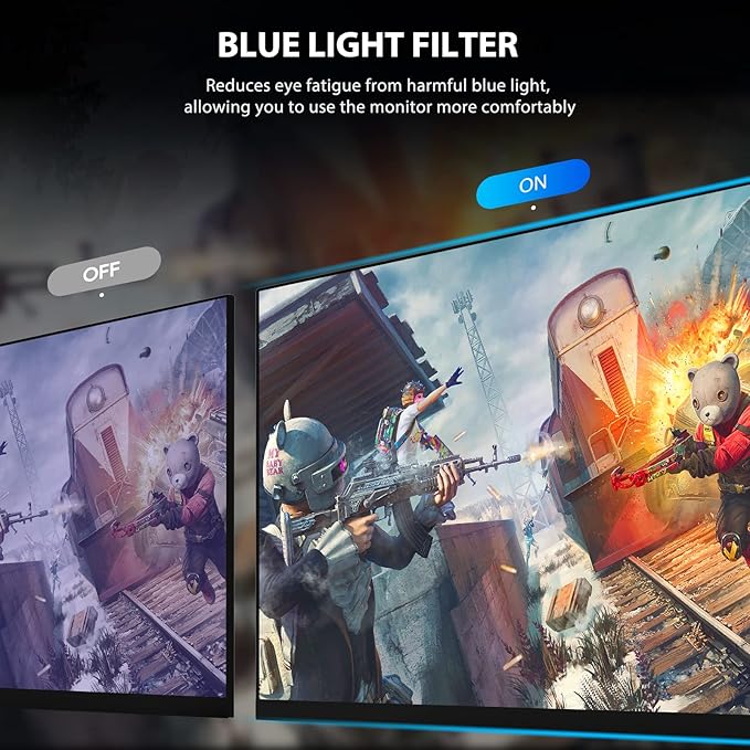 CRUA 27" Curved Monitor, FHD(1920x1080P) VA Panel, 100HZ, 120% sRGB Professional Computer Monitor, Narrow Bezels on Three Sides, Blue Light Filter, Office and Dormitory(HDMI, VGA)-Black