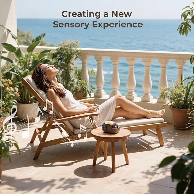 Speakers Bluetooth Wireless, 3 in 1 Protable Cute Speakers with Aromatic Tray, Vintage Record Player Look, Adjustable Ambient Lights for Home Office Decor, Gifts for Mother, Girlfriend, Men