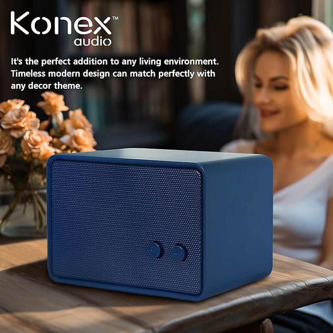Bluetooth Speaker, Loud Small Portable Wireless Speaker with 5W HD Sound, Bluetooth V5.0, 12H Long Playtime, Outdoor Speaker for Home, Office, Party, Gift for Friend, Blue