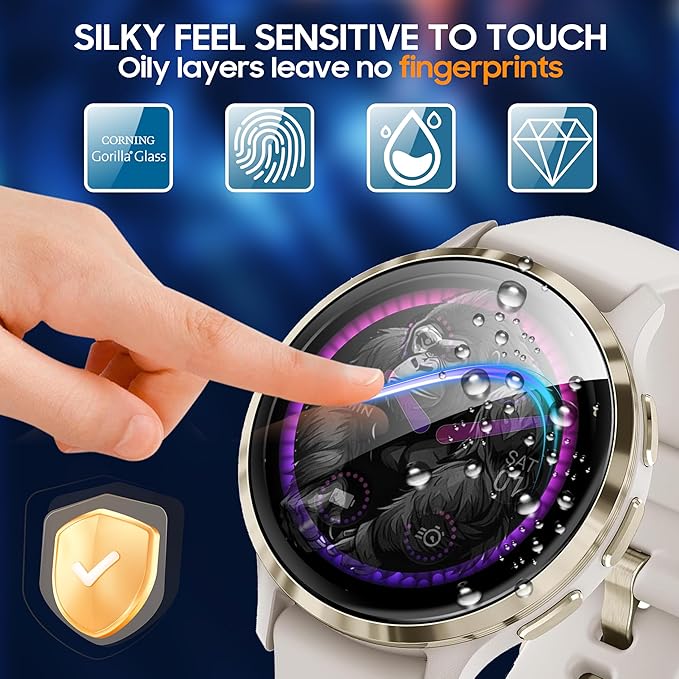 4 Pack for Garmin Venu 3S Screen Protector PMMA,Screen Protector Precise Fit Scratch Resistance for Garmin Venu 3S