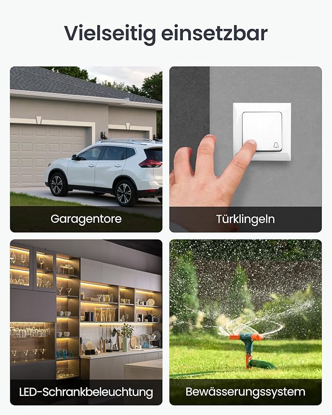 SwitchBot Smart Relay Switch 1(2pack),Smart Relay Module with Built-in Bluetooth Repeater, Wi-Fi&Bluetooth Switch Works with Alexa/AppleHome/Google Home/Matter Hub Required, 2.4GHz, Home Automation