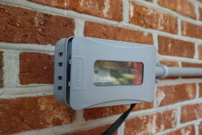 TAYMAC ML500 Single-Gang Mount 16-in-1 Flat Nonmetallic Weatherproof Vertical/Horizontal, 1-Pack, Gray