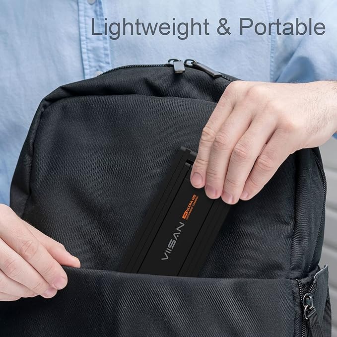 VIISAN Document Camera 13MP 4K with AF Lens, Foldable Webcam for Teachers Classroom, Built-in Mic & LED Light, Portable Overhead Cam for PC Mac, Web Conferencing Visualizer for Teaching