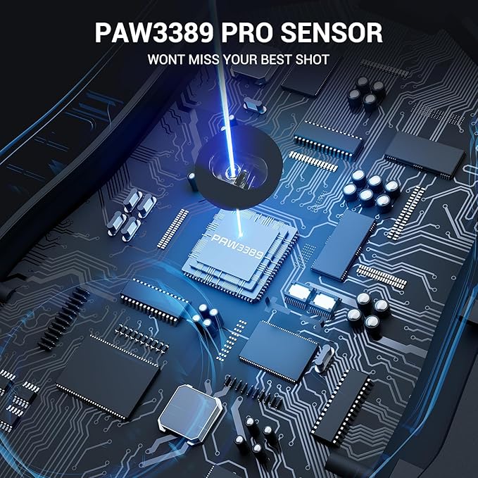 Redragon Gaming Mouse, Wired Gaming Mouse 26,000 DPI Opitacl Sensor, Ergonomic Mice with Fire Button, Macro Editing Programmable RGB Mouse for Laptap/PC/Mac