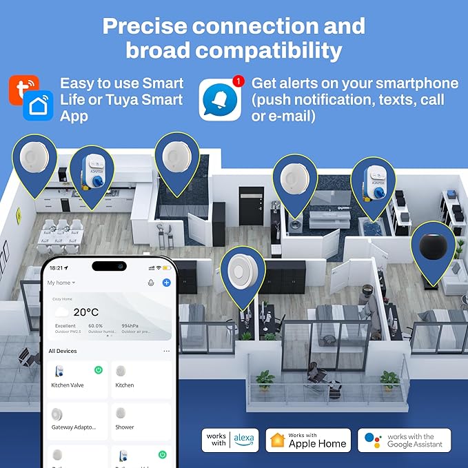 Wired Tuya Zigbee 3.0 Hub - All-in-One Home Remote Controller for Tuya Smart Devices, Homebridge, Zigbee Gateway, Compatible with Apple HomeKit and Alexa/Google Assistant