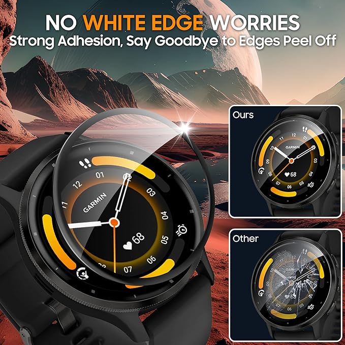 4 Pack for Garmin Venu 3 Screen Protector PMMA,Screen Protector Precise Fit Scratch Resistance for Garmin Venu 3