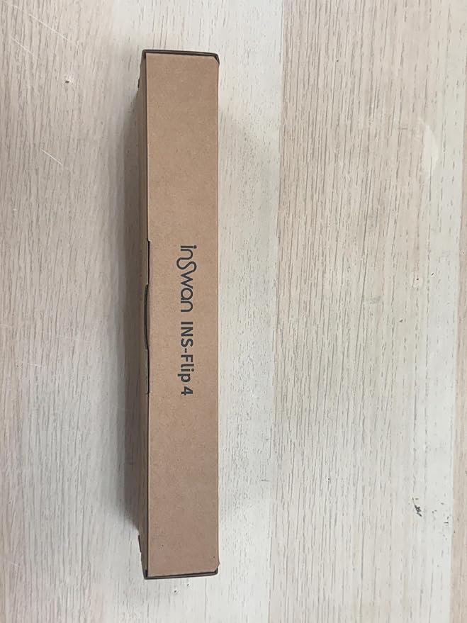 INSWAN INS-Flip 4 4K USB Portable Document Camera/Webcam/Visualiser—13MP Ultra HD, Foldable Design, Auto Focus, Mic, LED, Compatible with Mac OS, Windows, iPad, Chromebook for Distance Learning