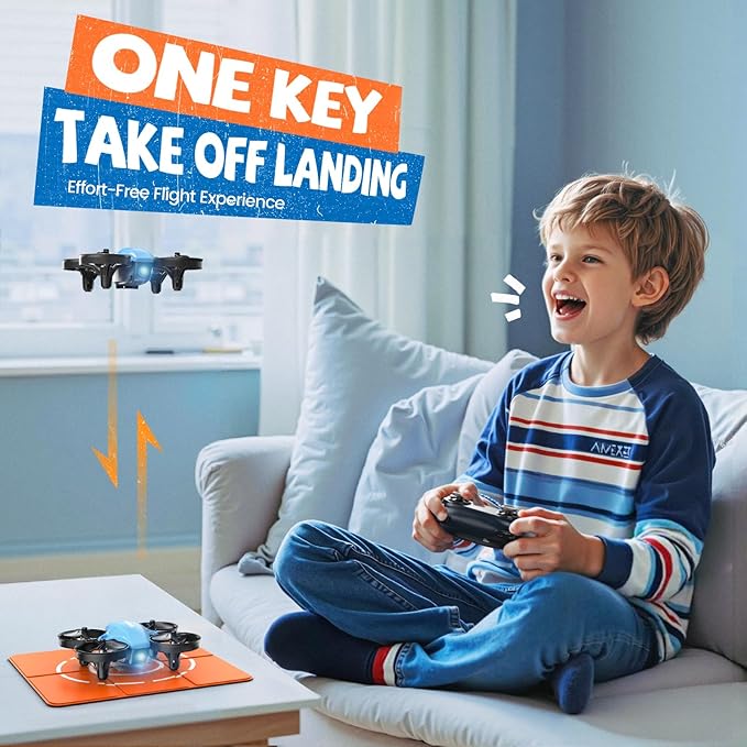 V995 Mini Drones for Kids 8-14+ and Beginners,Indoor RC Quadcopter,Small Helicopter Plane with 3D Flips,360° Rotation,Circle Fly,Auto Hover,Headless Mode and 3 Batteries,Gift for Boys and Girls