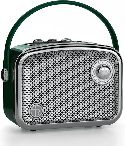 Portable Bluetooth Speaker 40W(60W Peak) Wireless Powerful Deep Bass Loud Stereo Sound Rechargeable Speakers with Subwoofer DSP HD Display Support USB/TF Card/AUX Input for Home Party Outdoor (Green)