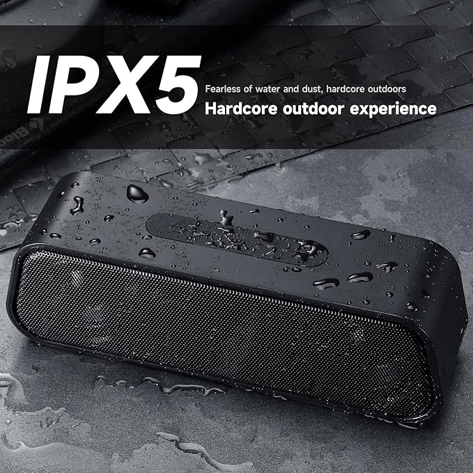 Portable 5.4 Bluetooth Speaker, 9D Surround Sound,Hi Fi Sound Effect, IPX5 Hard core Waterproof,Multi-Mode Switching,high-Definition Hands-Free Calling