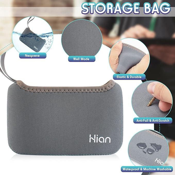 Hion Calculator,12-Digit Large Display Office Desk Calcultors with Erasable Writing Table,Rechargeable Hand held Multi-Function Mute Pocket Desktop Calculator for Basic Financial Home School (Grey)