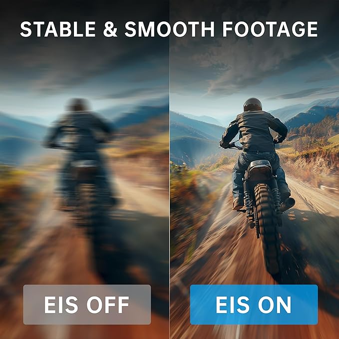 4K60FPS 30MP Action Camera with Front LCD and Touch Rear Screens, Underwater Camera with 64GB Memory Card, 132FT Waterproof Camera, EIS, 5X Zoom, WiFi Remote Control（Blue）