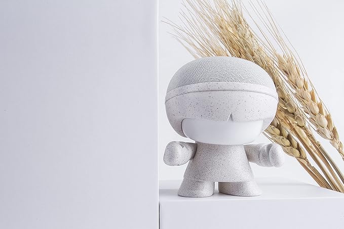 Xoopar Mini Xboy Portable Bluetooth Speaker – LED Light-Up – Powerful 360° Sound – Built-in Selfie Remote – Black