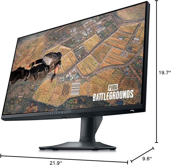 Alienware 25 Gaming Monitor AW2523HF 24.5" IPS LED Full HD (1920 × 1080) 360Hz Display - AMD FreeSync - VESA - Monitor (USB, HDMI) Height/Tilt/Swivel/Pivot Adjustability - Dark side of the Moon