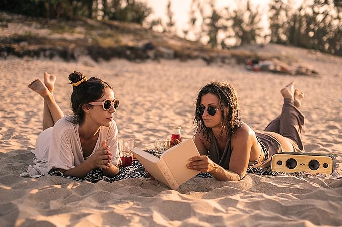 House of Marley Get Together 2: Portable Speaker with Wireless Bluetooth Connectivity, 20 Hours of Playtime and Sustainable Materials, IP65 Dust and Water Resistance, Signature Black