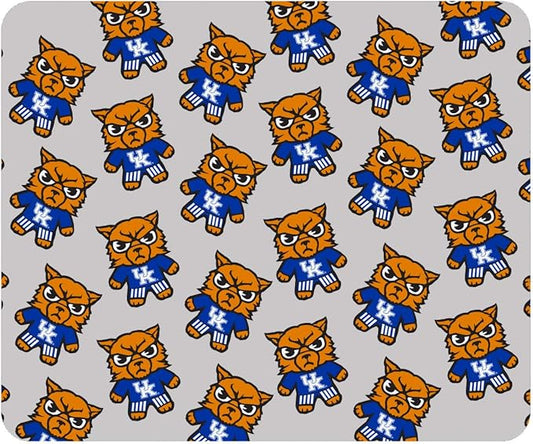 OTM Essentials University of Kentucky Standard Fabric Mouse Pad, Desk Accessories, Standard Fabric Gaming Mouse Pad, Tokyodachi Mascot All Over