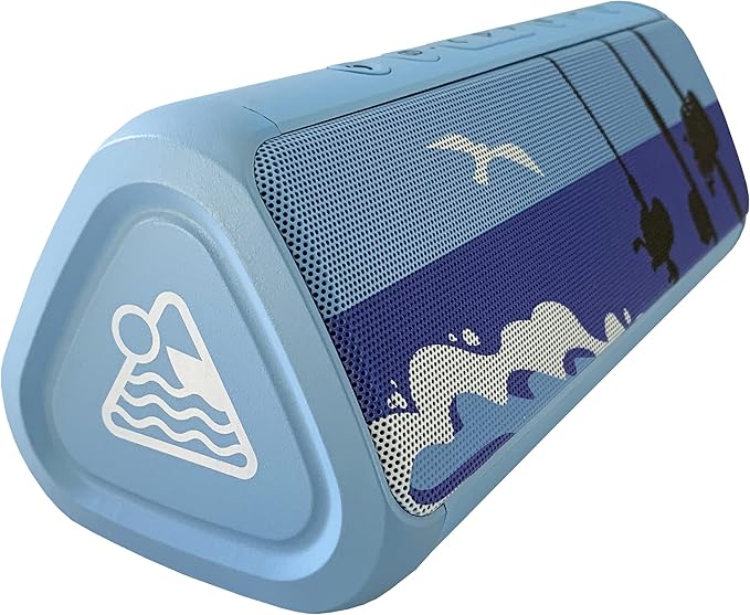 OontZ Pro Portable Bluetooth Speaker 5.0-21W High-Power Audio, Deep Bass Boost, Dual Stereo Pairing, IPX7 Waterproof, 100ft Range, Power Bank Feature for Outdoor and Party (Boat Edition, Blue)