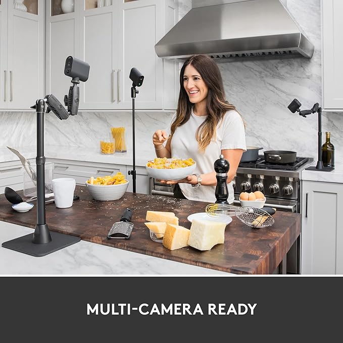 Logitech for Creators Mevo Start 3-Pack Wireless Live Streaming Cameras, for Multi-Camera HD Video,App Control and Stream via Smartphone or Wi-Fi