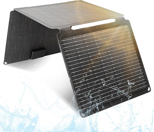 35w Solar Charger Fast Charging Cell Phone Battery Charger Portable Generator for Camping Waterproof Dustproof Battery Pack Charger Portable