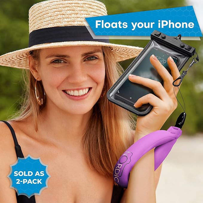 Camera Float Strap (2-Pack) – Wrist Lanyard for GoPro Hero 10, 11, 12, 13, DJI Action 5 Pro, Insta360 X4, Ace Pro 2, Fujifilm, Kodak & Waterproof Cameras