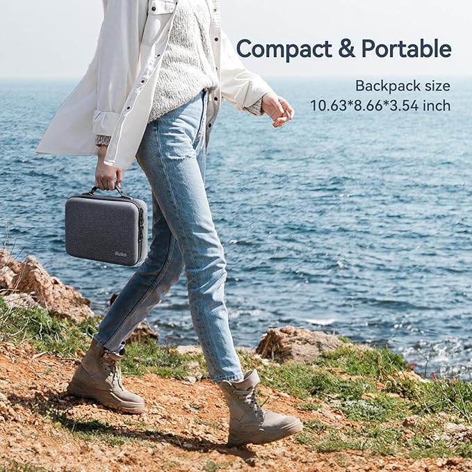 Ruko F11MINI Drone with Camera 4K, Under 249g, 60 Mins Flight with 2 batteries, 5GHz Transmission, GPS Auto Return, Brushless Motor, Foldable and Lightweight, FPV Quadcopter for Beginner, Adults