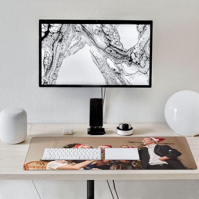10 Pcs Large Custom Mouse Pad with Photo, Huge Customized Picture Mouse Pad, Personalized Mousepad with Picture Logo Text, for Home Office Setup16in*35.5in