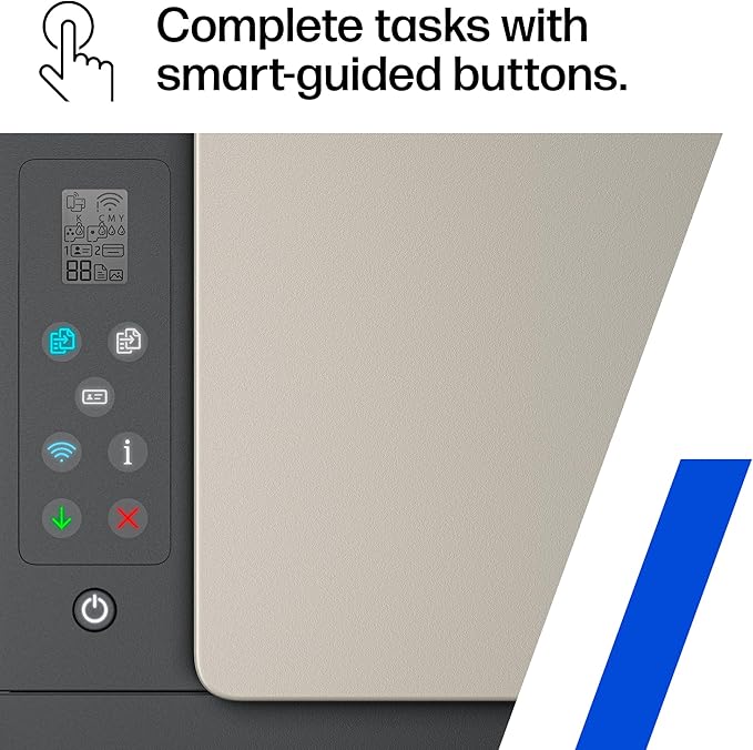 HP Smart Tank 5000 Wireless All-in-One Ink Tank Printer, Scanner, Copier with 2 years of ink included, Best-for-home, Refillable, AI-enabled (5D1B6A)