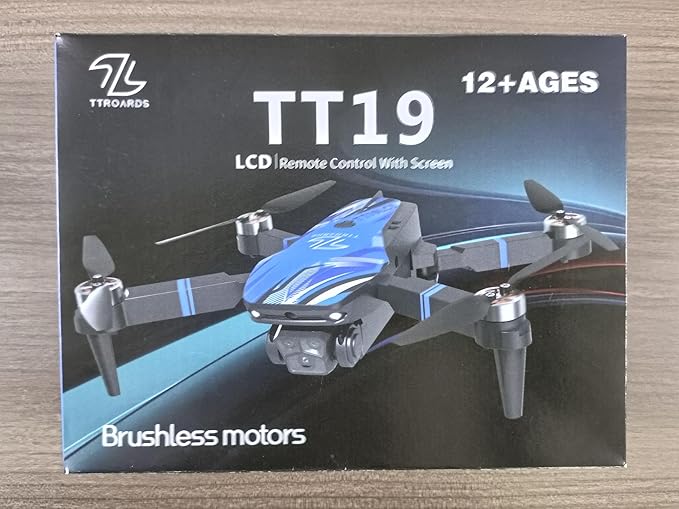 Drone with 4k Camera for Adults, Mini Drone with LCD Screen 2.8 Inch, 32G SD Card, Brushless Motor 270° Obstacle Avoidance, Foldable Remote Control Quadcopter for Beginners