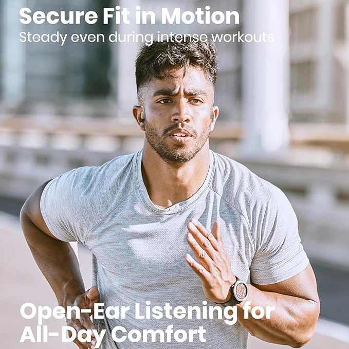 LYPERTEK Bone Conduction Headphones, IP68 Waterproof Swimming Headphones,Bluetooth 6.0 Open Earphones, 32GB Memory Bone Conduction Sports Earphones,Wireless Underwater Earbuds for Running,S30-Beige