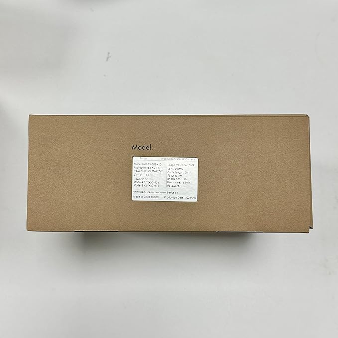 Underwater Camera POE 5MP CMOS Lens 100° Wide-Angle Sea Stainless Steel with Fill Light IP68 Waterproof Camera for 24/7 koi Pond with 32ft Cable