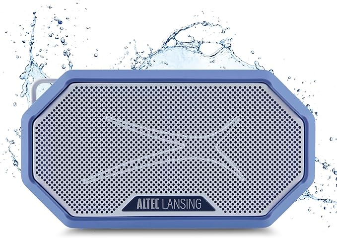 Altec Lansing Portable Bluetooth Speaker HYDRAMINI 2.0, IP67 Waterproof, Portable Speaker, 12h Playtime, Wireless Pairing, USB-C Quick Charge, Magnetic Bluetooth, Voice Assistant Integration