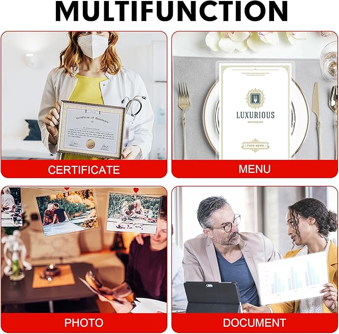 Laminating Sheets, 400 Pack Clear Thermal Laminating Plastic Paper Laminator Sheets, 9 x 11.5-Inch, 3mil, Ideal Office or School Supplies