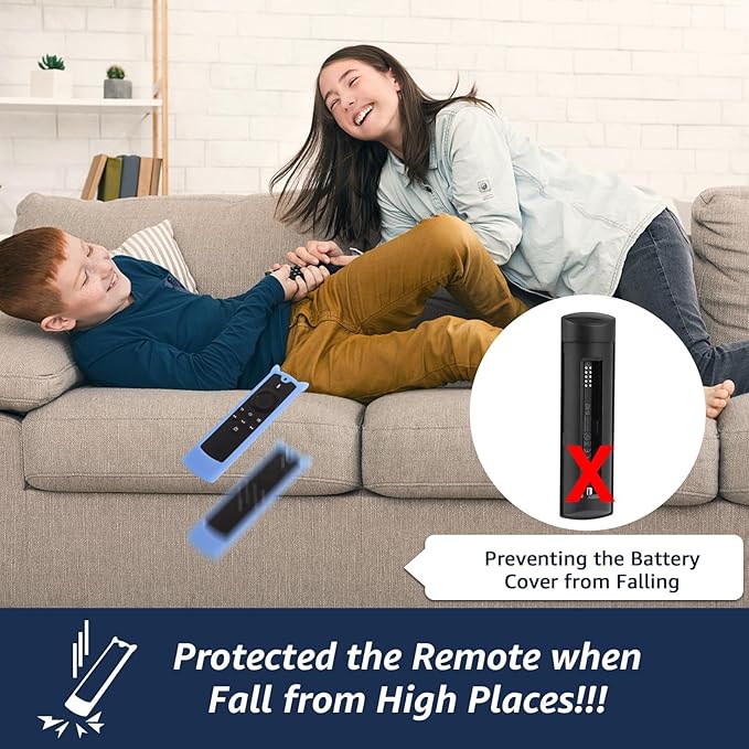 3 Packs Protective Remote Cover Case, Silicone Sleeve Remote Control Cover Glow in The Dark with Lanyard(Glow Green & Glow Blue & Orange)