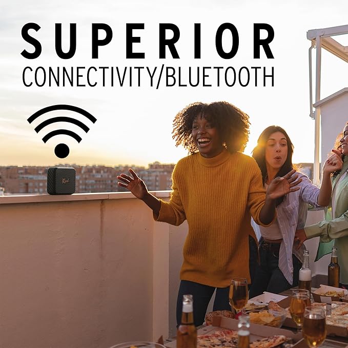 Klipsch The Austin Portable Bluetooth Speaker with a 1.5" Full Range Driver, IP67 dust and Waterproof Rating, 12 Hours of Playtime for a Premium Live Concert Experience