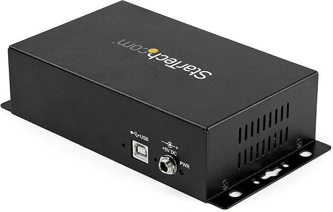 StarTech.com 8 Port USB to Serial RS232 Adapter - Wall Mount - Din Rail - COM Port Retention - FTDI USB to DB9 RS232 Hub, TAA (ICUSB2328I)