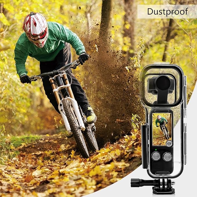 PULUZ 45M/147FT Diving Case for DJI Osmo Pocket 3 Underwater Waterproof Case Housing Shell for Osmo Pocket 3 Action Camera Protective Cover Accessories for Diving Surfing Swimming Skiing