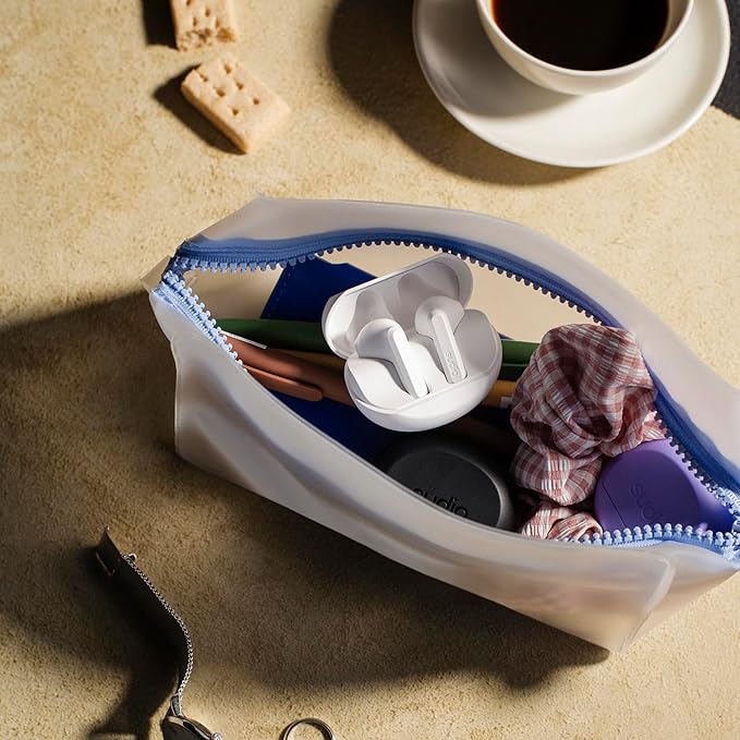 Sudio A3 All-Day Wireless Earbuds – 25H Playtime, Bluetooth 5.4, Sweat & Splashproof, Balanced Sound, Clear Calls with Enhanced Mics, USB-C Charging, Made from Recycled Plastics (Pink)