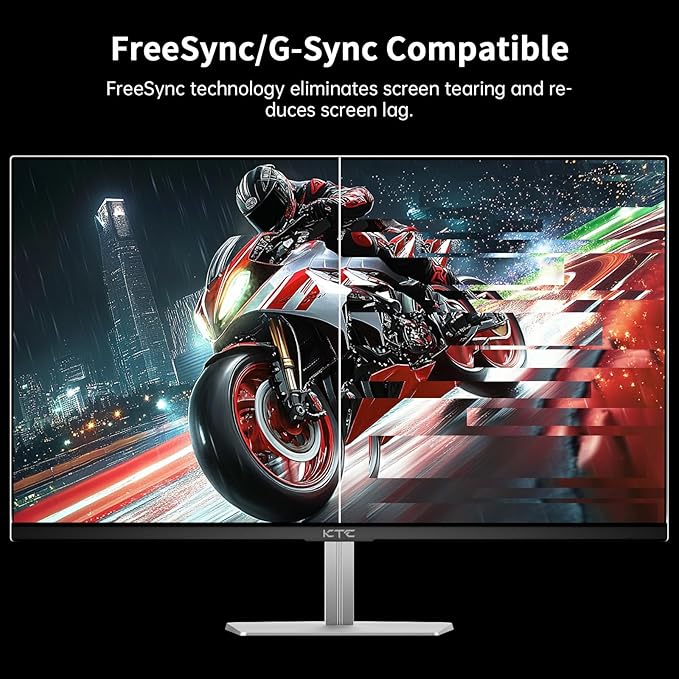 KTC 24.5 Inch 400Hz Gaming Monitor, FHD 1080P 240Hz Computer Monitor, Fast IPS, FreeSync/G-Sync Compatible, HDR400, DisplayPort x2 HDMI x2, VESA, Tilt Adjustable,H25X7